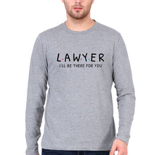 Load image into Gallery viewer, Lawyer Full Sleeves T-Shirt for Men-Grey Melange-Ektarfa.online
