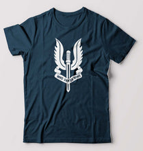 Load image into Gallery viewer, Who Dares Wins Balidaan Army T-Shirt for Men-Petrol Blue-Ektarfa.online

