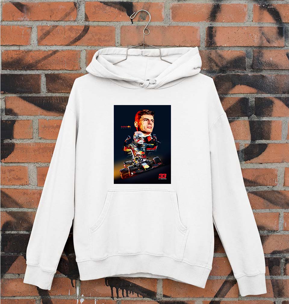 Max Verstappen Unisex Hoodie for Men/Women-S(40 Inches)-White-Ektarfa.online