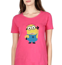 Load image into Gallery viewer, Minion T-Shirt for Women-Pink-Ektarfa.online
