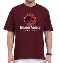 Load image into Gallery viewer, Jurassic World Oversized T-Shirt for Men-Maroon-Ektarfa.online
