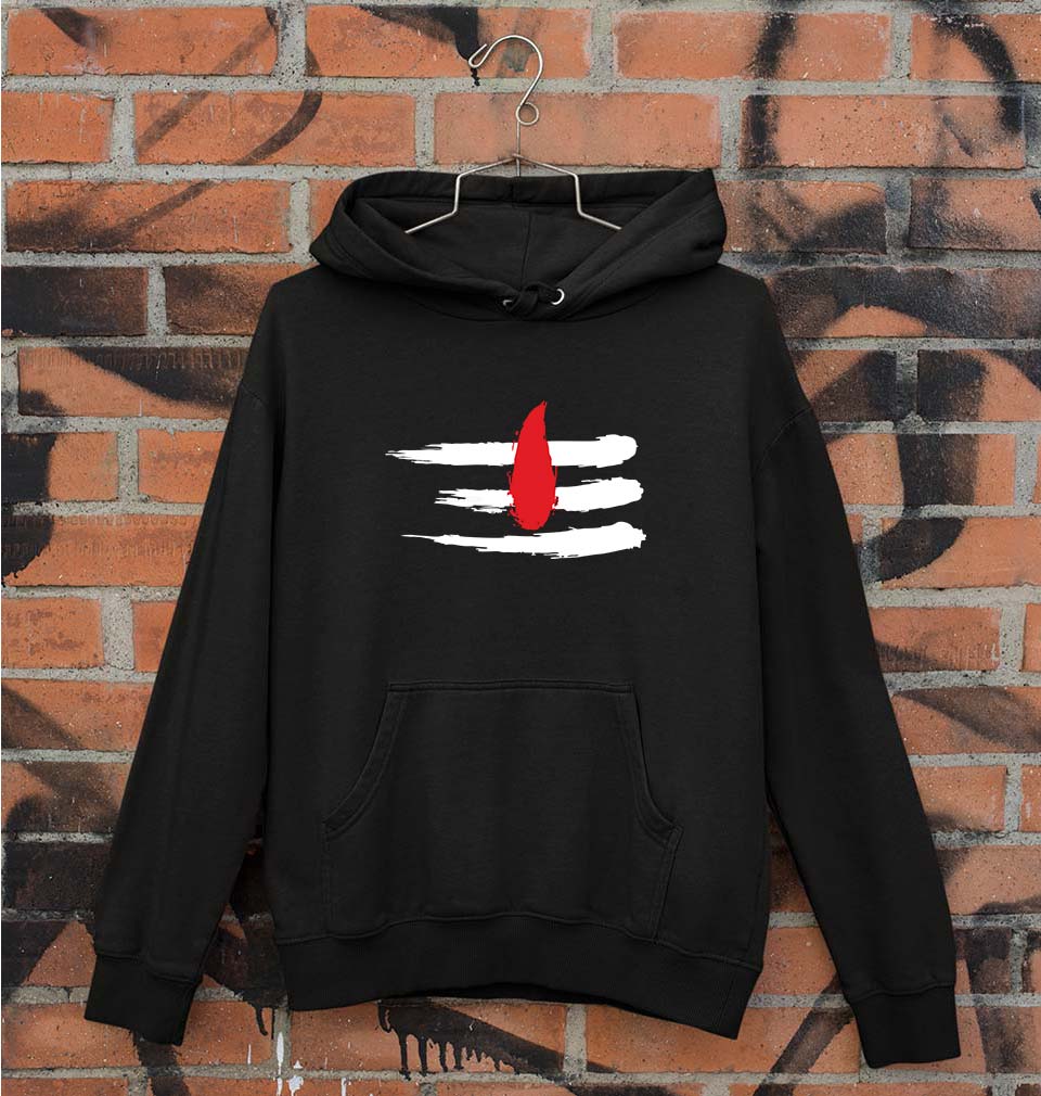 Shiva Tilak Unisex Hoodie for Men/Women-Black-Ektarfa.online