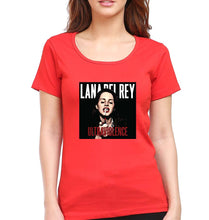 Load image into Gallery viewer, Lana Del Rey T-Shirt for Women-Red-Ektarfa.online
