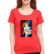 Load image into Gallery viewer, Janis Joplin T-Shirt for Women-Red-Ektarfa.online
