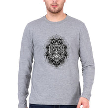 Load image into Gallery viewer, Monster Full Sleeves T-Shirt for Men-Grey Melange-Ektarfa.online
