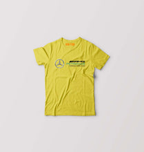 Load image into Gallery viewer, Mercedes AMG Petronas F1 Kids T-Shirt for Boy/Girl-0-1 Year(20 Inches)-Yellow-Ektarfa.online
