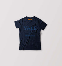Load image into Gallery viewer, Yale University Kids T-Shirt for Boy/Girl-Navy Blue-Ektarfa.online
