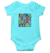 Load image into Gallery viewer, Keith Haring Funny Kids Romper For Baby Boy/Girl-0-5 Months(18 Inches)-Sky Blue-Ektarfa.online
