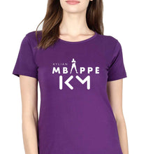 Load image into Gallery viewer, Kylian Mbappé T-Shirt for Women-Purple-Ektarfa.online

