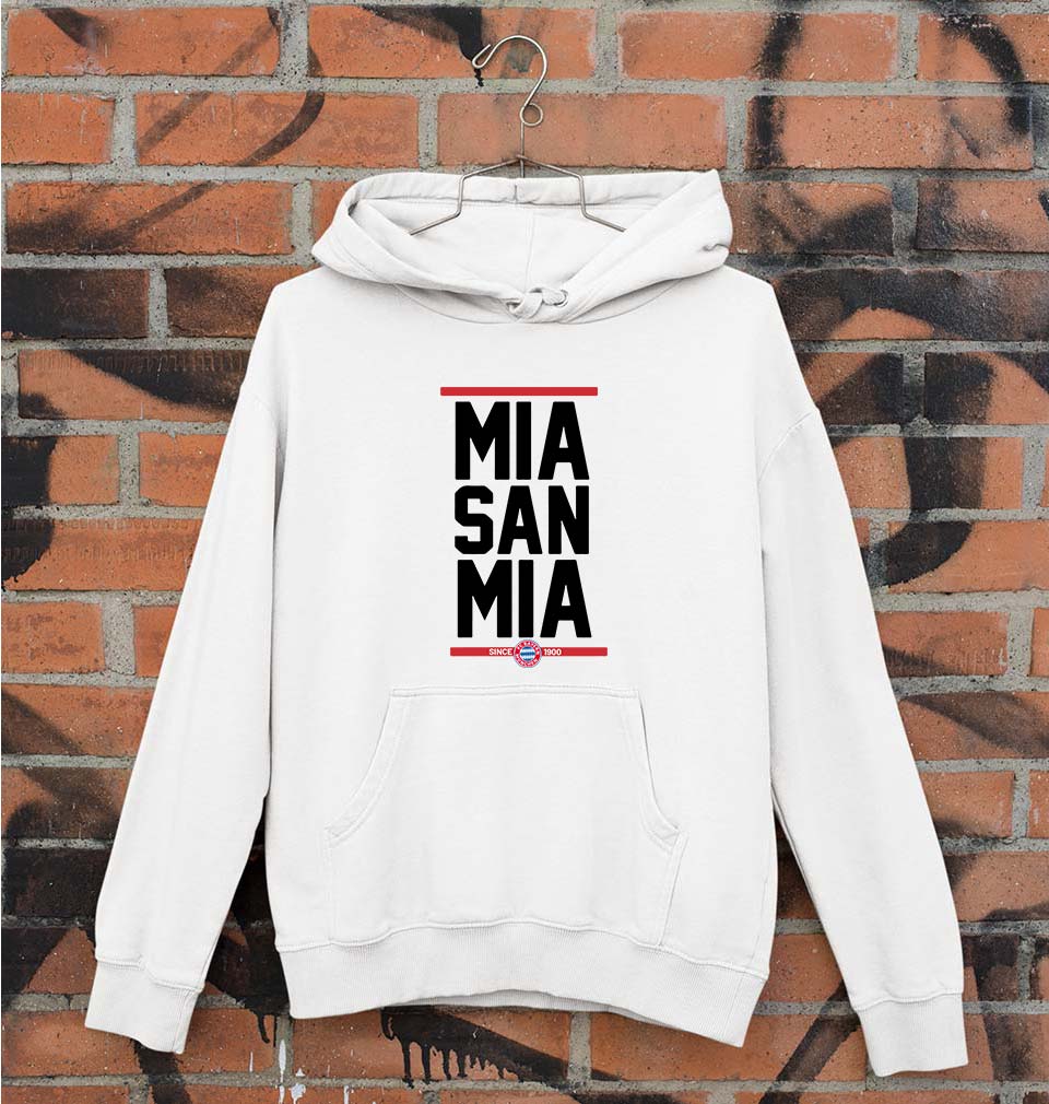 Bayern Munich Unisex Hoodie for Men/Women-White-Ektarfa.online