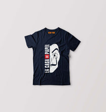 Load image into Gallery viewer, Money Heist Kids T-Shirt for Boy/Girl-Navy Blue-Ektarfa.online
