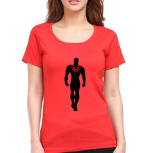 Load image into Gallery viewer, Superman Superhero T-Shirt for Women-Red-Ektarfa.online
