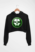 Load image into Gallery viewer, Call of Duty (COD) Crop HOODIE FOR WOMEN-Black-Ektarfa.online
