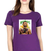Load image into Gallery viewer, Conor McGregor UFC MMA T-Shirt for Women-Purple-Ektarfa.online
