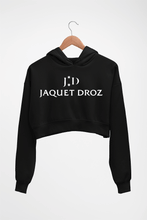 Load image into Gallery viewer, Jaquet Droz Crop HOODIE FOR WOMEN-Black-Ektarfa.online
