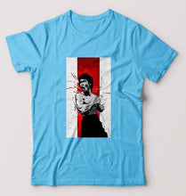 Load image into Gallery viewer, Bruce Lee T-Shirt for Men-Light Blue-Ektarfa.online
