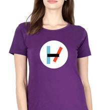 Load image into Gallery viewer, Twenty one pilots T-Shirt for Women-Purple-Ektarfa.online

