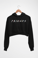 Load image into Gallery viewer, Friends Crop HOODIE FOR WOMEN-Black-Ektarfa.online
