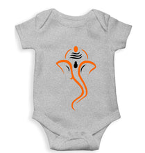 Load image into Gallery viewer, Ganpati JI(Ganesh) Kids Romper For Baby Boy/Girl-0-5 Months(18 Inches)-Grey-Ektarfa.online
