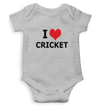 Load image into Gallery viewer, Love Cricket Kids Romper For Baby Boy/Girl-0-5 Months(18 Inches)-Grey-Ektarfa.online
