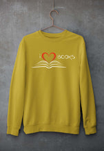 Load image into Gallery viewer, Love Books Unisex Sweatshirt for Men/Women-Mustard Yellow-Ektarfa.online
