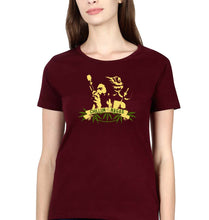 Load image into Gallery viewer, Chillam Weed T-Shirt for Women-Maroon-Ektarfa.online
