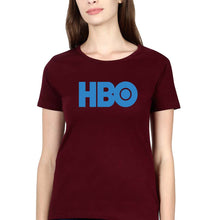 Load image into Gallery viewer, HBO T-Shirt for Women-Maroon-Ektarfa.online
