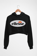 Load image into Gallery viewer, Ellesse Crop HOODIE FOR WOMEN-Black-Ektarfa.online
