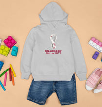 Load image into Gallery viewer, FIFA World Cup Qatar 2022 Kids Hoodie for Boy/Girl-Grey-Ektarfa.online

