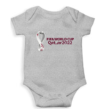Load image into Gallery viewer, FIFA World Cup Qatar 2022 Kids Romper For Baby Boy/Girl-0-5 Months(18 Inches)-Grey-Ektarfa.online
