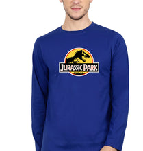 Load image into Gallery viewer, Jurassic Park Full Sleeves T-Shirt for Men-Royal Blue-Ektarfa.online
