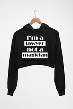 Load image into Gallery viewer, Lawyer Crop HOODIE FOR WOMEN-Black-Ektarfa.online
