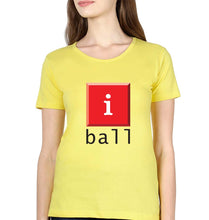 Load image into Gallery viewer, I Ball T-Shirt for Women-Yellow-Ektarfa.online
