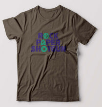 Load image into Gallery viewer, Rock Paper Shotgun T-Shirt for Men-Olive Green-Ektarfa.online
