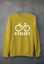 Load image into Gallery viewer, Cyclist Unisex Sweatshirt for Men/Women-Mustard Yellow-Ektarfa.online
