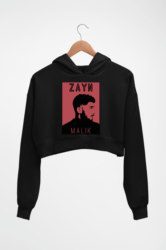Zayn Malik Crop HOODIE FOR WOMEN-Black-Ektarfa.online