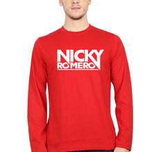 Load image into Gallery viewer, Nicky Romero Full Sleeves T-Shirt for Men-Red-Ektarfa.online

