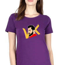 Load image into Gallery viewer, Virat Kohli T-Shirt for Women-Purple-Ektarfa.online
