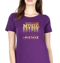 Load image into Gallery viewer, Music T-Shirt for Women-Purple-Ektarfa.online
