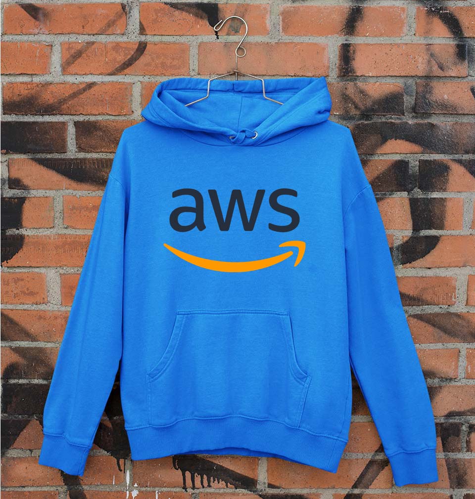 Amazon AWS Unisex Hoodie for Men/Women-Royal Blue-Ektarfa.online