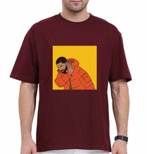 Load image into Gallery viewer, Drake Oversized T-Shirt for Men-Maroon-Ektarfa.online
