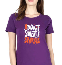 Load image into Gallery viewer, Gym Sweat T-Shirt for Women-Purple-Ektarfa.online

