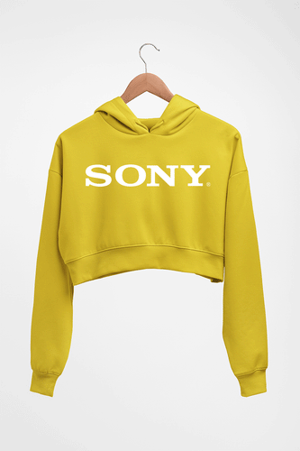 Sony Crop HOODIE FOR WOMEN-Mustard Yellow-Ektarfa.online