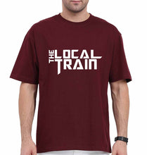 Load image into Gallery viewer, The Local Train Oversized T-Shirt for Men-Maroon-Ektarfa.online
