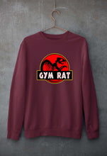 Load image into Gallery viewer, Gym Rat Unisex Sweatshirt for Men/Women-Maroon-Ektarfa.online
