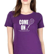 Load image into Gallery viewer, Tennis T-Shirt for Women-Purple-Ektarfa.online
