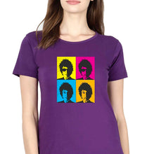 Load image into Gallery viewer, Bob Dylan T-Shirt for Women-Purple-Ektarfa.online
