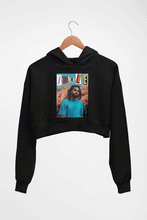 Load image into Gallery viewer, J. Cole Crop HOODIE FOR WOMEN-Black-Ektarfa.online
