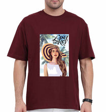 Load image into Gallery viewer, Lana Del Rey Oversized T-Shirt for Men-Maroon-Ektarfa.online
