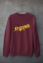 Load image into Gallery viewer, Spiderman Superhero Unisex Sweatshirt for Men/Women-Maroon-Ektarfa.online
